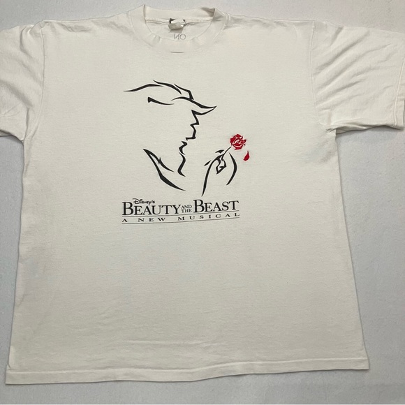 Disney Tops - Disney • Vintage Beauty and the Beast A New Musical On Broadway 1994 Single Stit